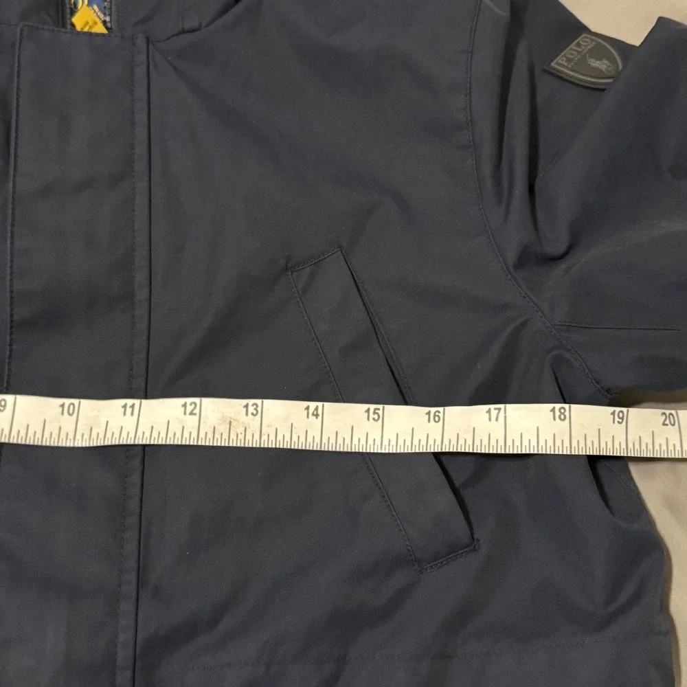 Polo Ralph Lauren Boys Navy‎ Blue Hooded Parka Jacket Size L 14-16